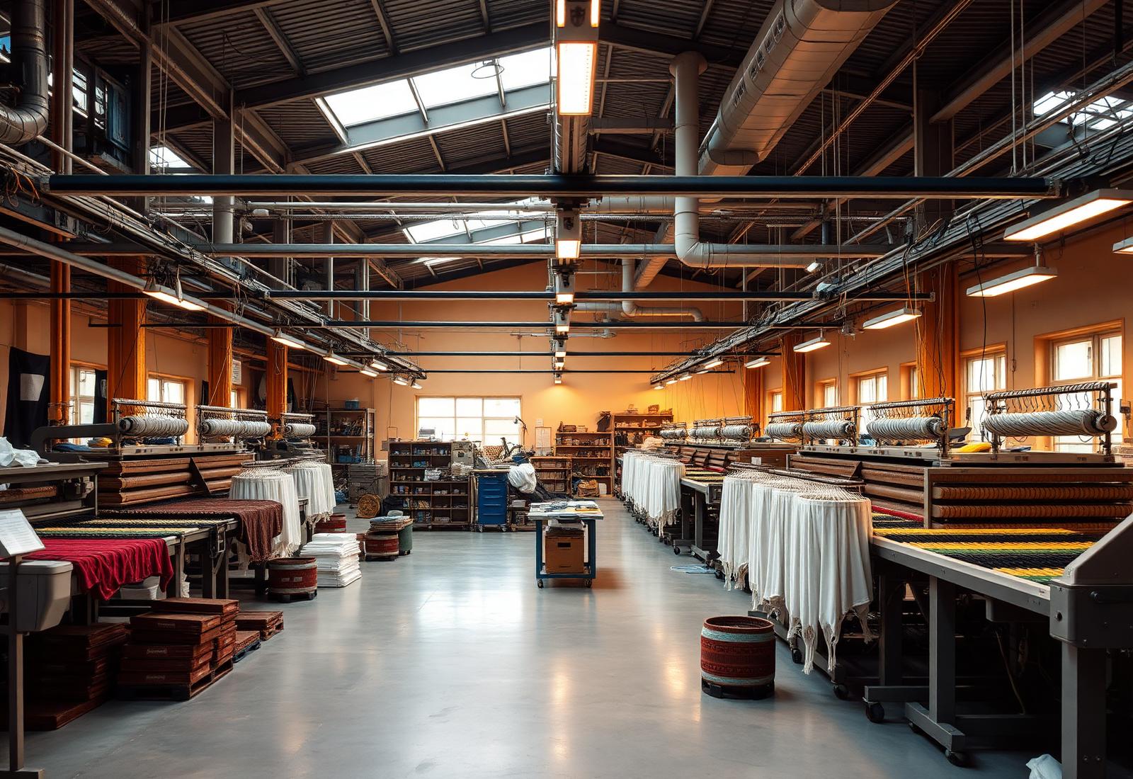 Interior of Shree Ashapura Marketing manufacturing facility